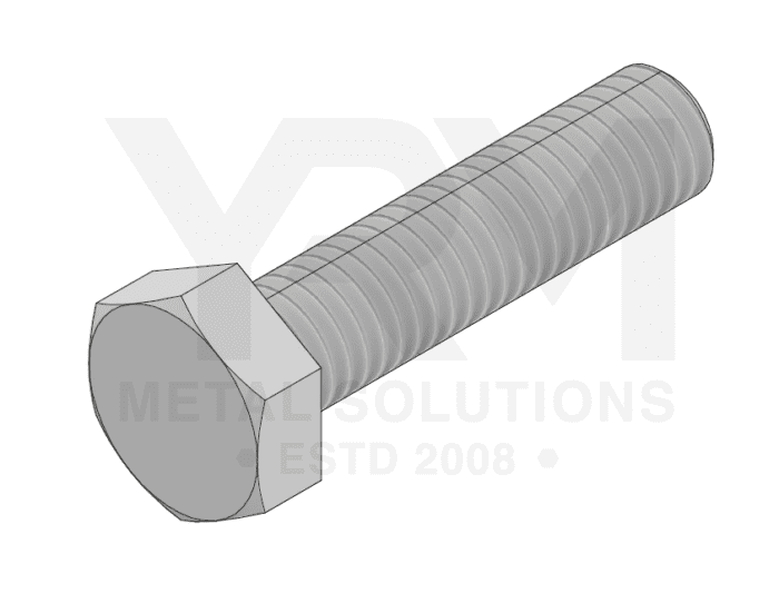 S/S M6 A4-80 x 45mm Hexagon Head Set Screw-DIN933